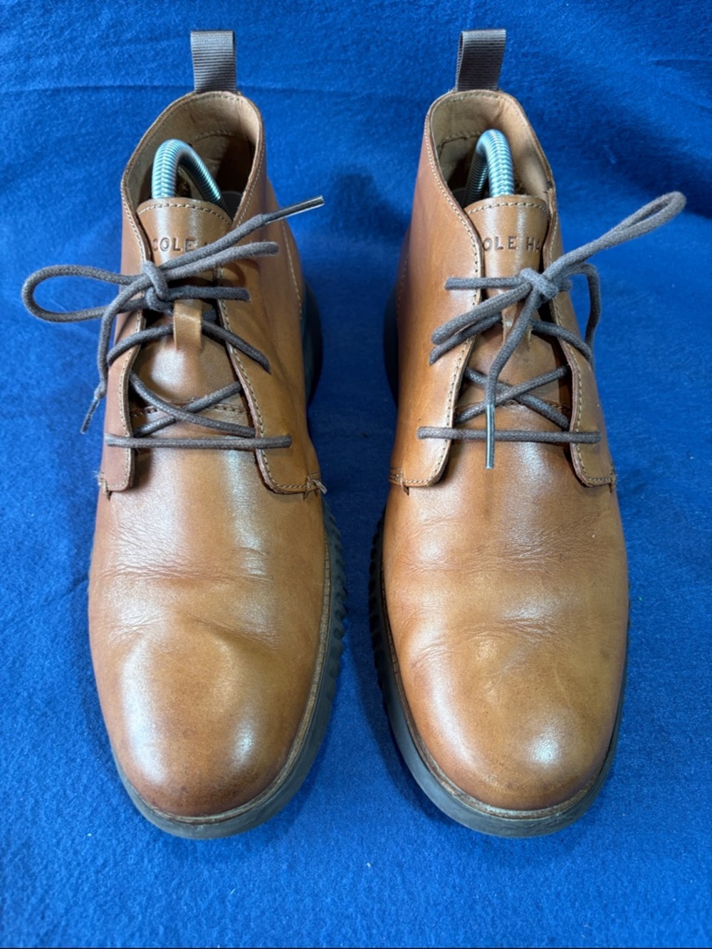 Cole Haan Mens Zerogrand Chukka Chelsea Boots Tan 8.5M
